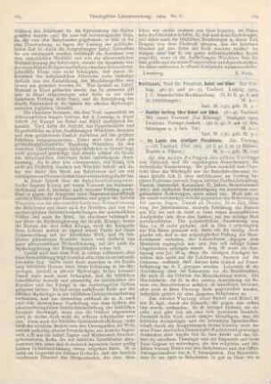 164-166 [Rezension] Delitzsch, Friedrich, Babel und Bibel. Ein Vortrag