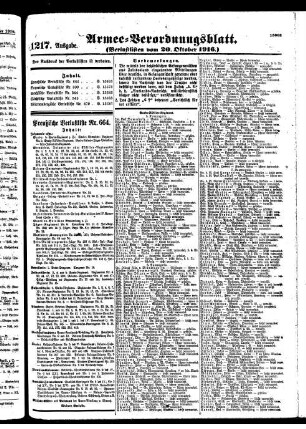 1217.Ausgabe. Freitag, 20. Oktober 1916