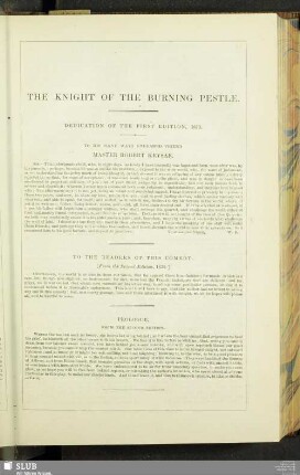 The Knight Of The Burning Pestle