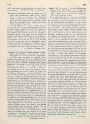279 [Rezension] Das Buch der Reformation Huldrych Zwinglis