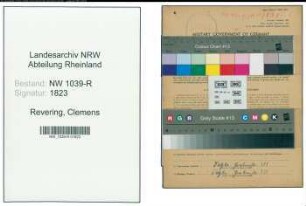 Entnazifizierung Clemens Revering , geb. 22.07.1893 ()