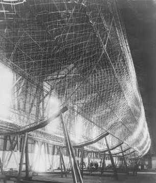 Zeppelin: Aluminium-Gerippe : Technikgeschichte | Fliegende Menschen | Luftschiffe | Zeppelin und sein Werk