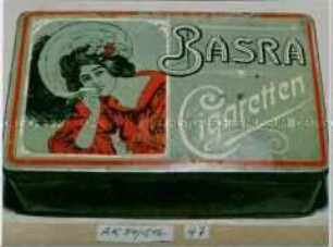 Blechdose für 100 Stück "BASRA Cigaretten"