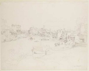Rom, Blick vom Tiber auf den Aventin