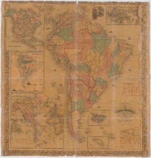 Colton's Map Of South America : Carfully Compiled from the Latest Maps & Charts And Other Geographical Publications
