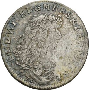 Dritteltaler des Kurfürsten Friedrich Wilhelm von Brandenburg, 1674