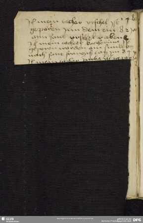 77v: Familiengeschichtliche Einträge