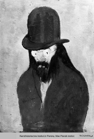 Der Philosoph - Mann mit Zylinder und Brille