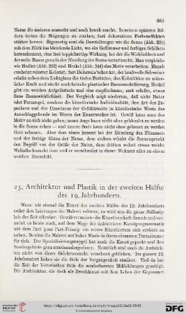 23. Architektur und Plastik in der zweiten Hälfte des 19. Jahrhunderts