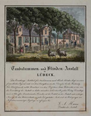 Taubstummen- und Blinden-Anstalt in Lübeck