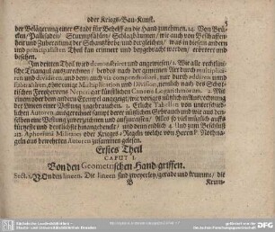 Von den Geometrischen Handgriffen.