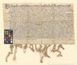 Altmärkische und prignitzsche Städte verschreiben sich Martin Möring zu Tangermünde über 750 Taler.