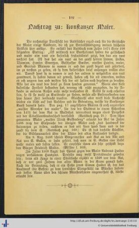 Nachtrag zu: Konstanzer Maler.