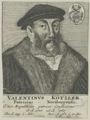 Bildnis des Valentinvs Kötzler