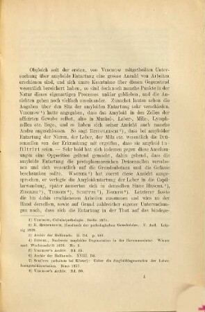 Beitrag zur Kenntniss der amyloiden und der hyalinen Degeneration des Bindegewebes