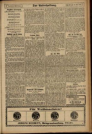 Dritte Ausgabe vom Donnerstag, den 18. Dezember 1924.