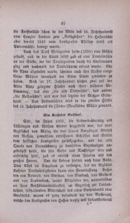 Ein Kasseler Gasthof.