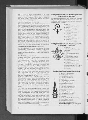 Predigtplan St. Johannis - Eppendorf