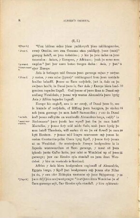 King Alfred's Orosius, 1