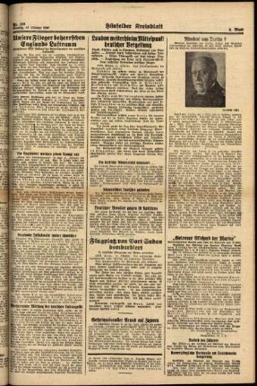 Zweite Ausgabe vom Montag, den 14. Oktober 1940.