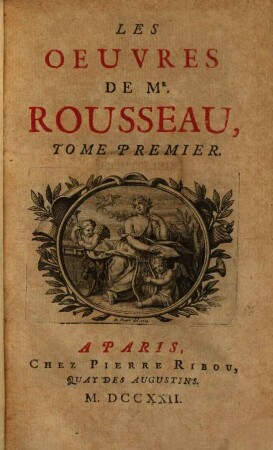 Les Poesies Du Sr. Rousseau. 1