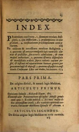 Religionis Naturalis Et Revelatae Principia : Methodo Scholastica Digesta, In Usum Academicae Juventutis, 2,1. De Divina origine & natura Religionis Mosaïcae & Christianae