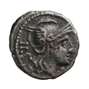 Münze, Sesterz, 211 - 210 v. Chr.