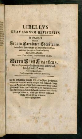 1-104, Libellus Gravaminum Revisorius