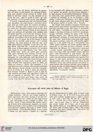 Osservazioni sull'articolo primo del Bullettino di Maggio