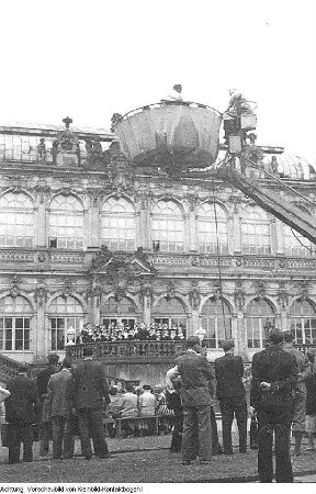 Dresden, Zwinger. Serenade, Juni 1953