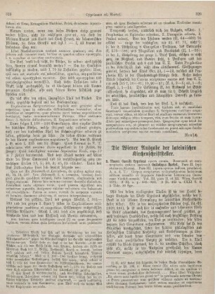 326-331 Die Wiener Ausgabe der lateinischen Kirchenschriftsteller
