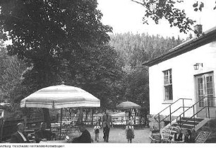 Schmiedeberg-Dönschten. Ferienheim Dönschten, ehemals Gasthof Waldesruh, September 1949
