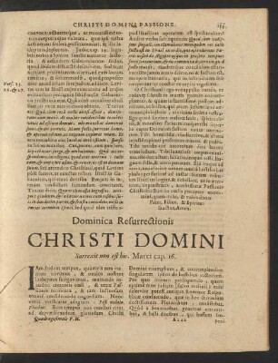 Dominica Resurrectionis Christi Domini