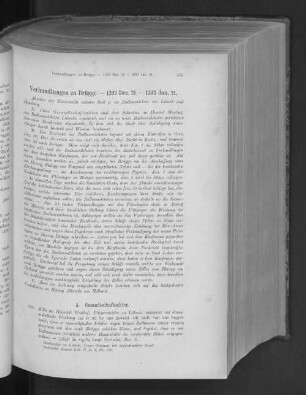 Verhandlungen zu Brügge. - 1392 Dez. 21 - 1393 Jan. 21.