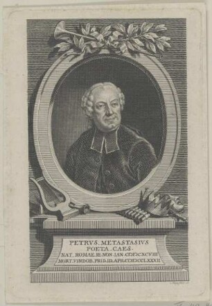 Bildnis des Petrvs Metastasivs