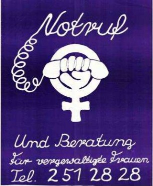Notruf und Beratung für vergewaltigte Frauen