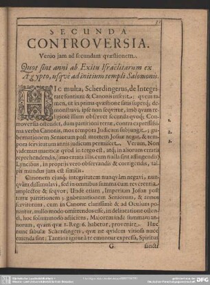Secunda Controversia