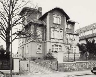 Mittweida, Wohnhaus : Mittweida, Wohnhaus, Poststraße 23, um 1905, Straßenansicht