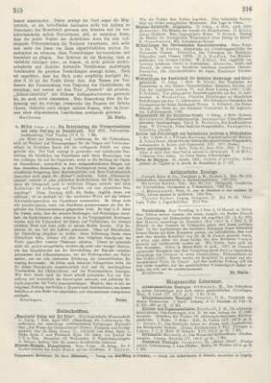 215 [Rezension] Müller, ... von, Die Entwickelung des Ultramontanismus und seine Stellung zu Deutschland