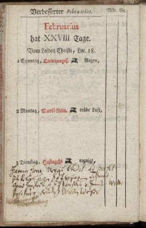 Verbesserter Februarius