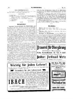 Geschäftliches