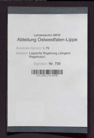 Rechnung der Armenkasse zu Salzuflen
