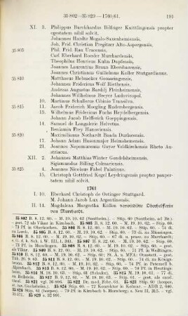 191-201, Matrikel 35827-36101 (1761-1762)