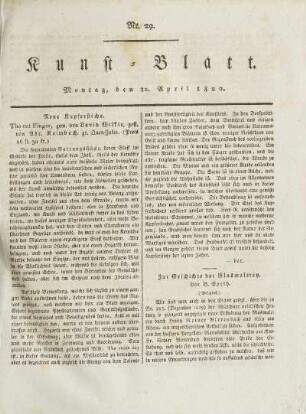 29, 1820: Heft
