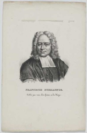 Bildnis des Franciscus Burmannus