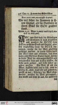 Das zwey und zwantzigste Capitel
