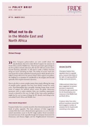 What not to do in the Middle East and North Africa
