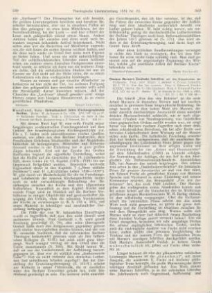 540-541 [Rezension] Murner, Thomas, Von den fier Ketzeren