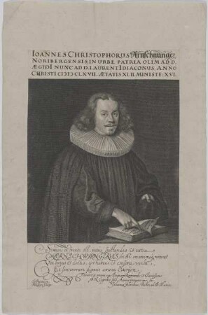 Bildnis des Ioannes Christophorus Arnschwanger