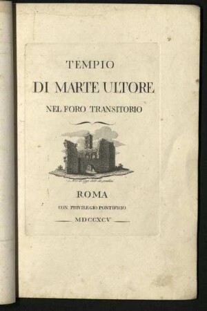 Tempio di Marte Ultore nel foro transitorio